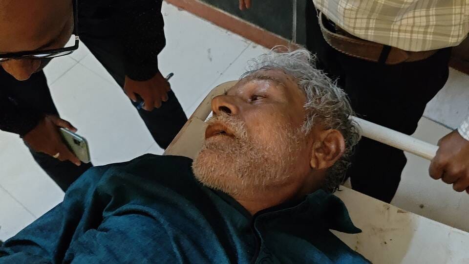 अस्पताल में भर्ती घायल