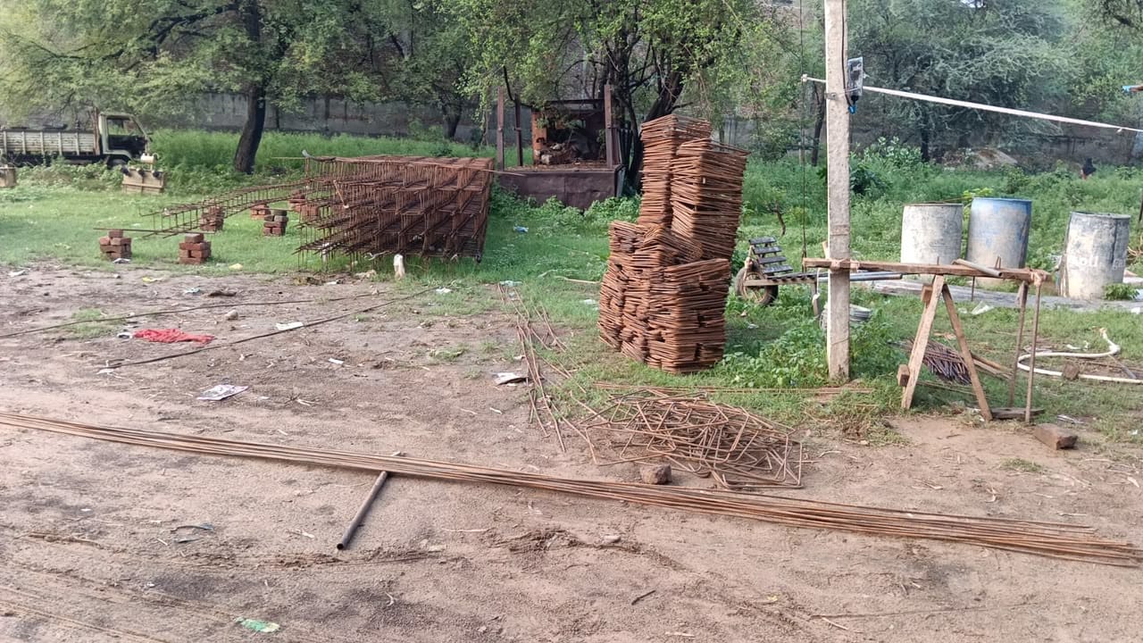 बिजली निगम के नए भवन के लिए शुरू किया गया कार्य