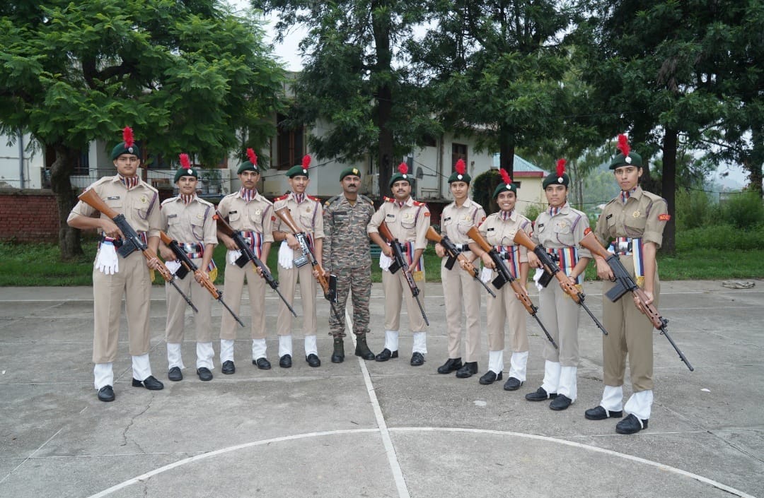 NCC cadets from Bilaspur College brought glory to the institution with an outstanding performance.