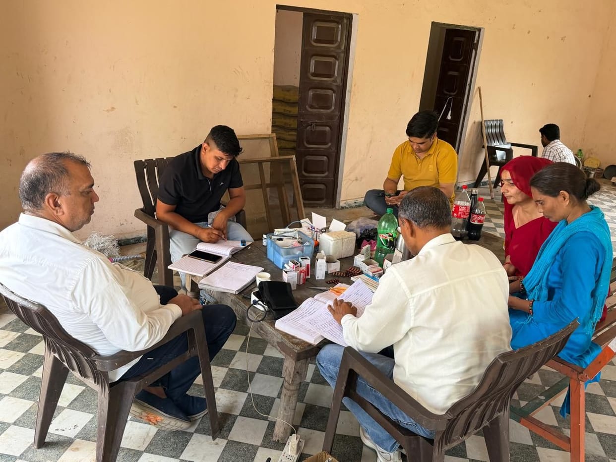 112 villagers screened in Gomli.