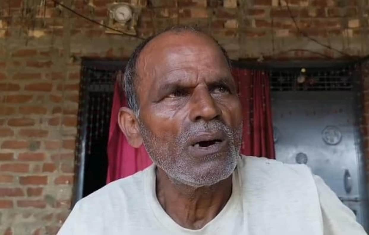 The son hacked his mother to death with an axe in front of his father.