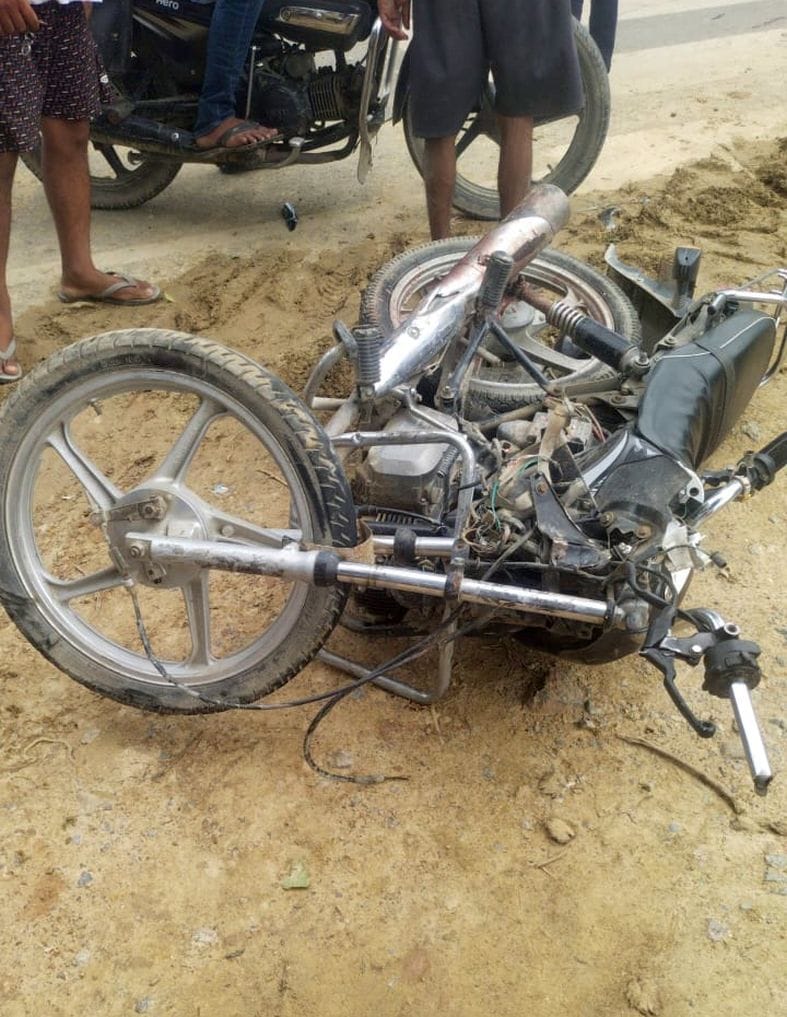 हादसे में हुई ठेकेदार की मौत। भीम वर्मा 