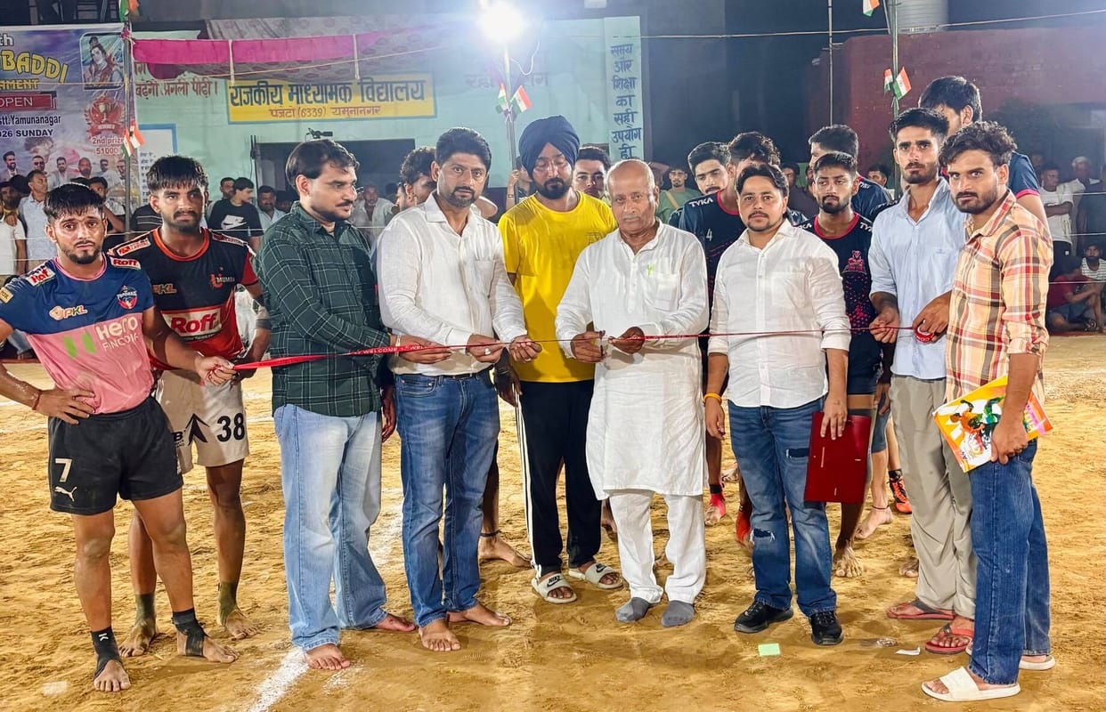 The Rohtak team won the kabaddi competition