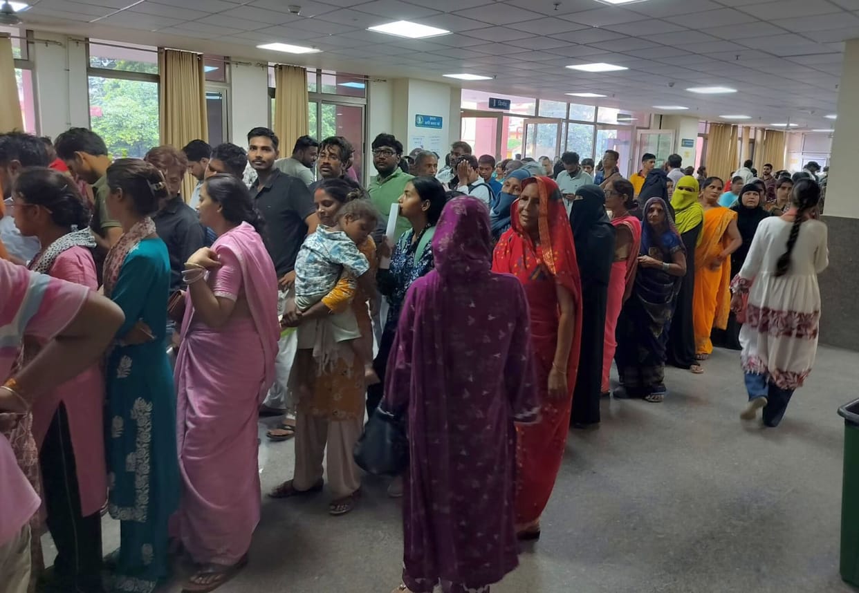OPD registration slips will not be issued without an Aadhaar or ABHA ID