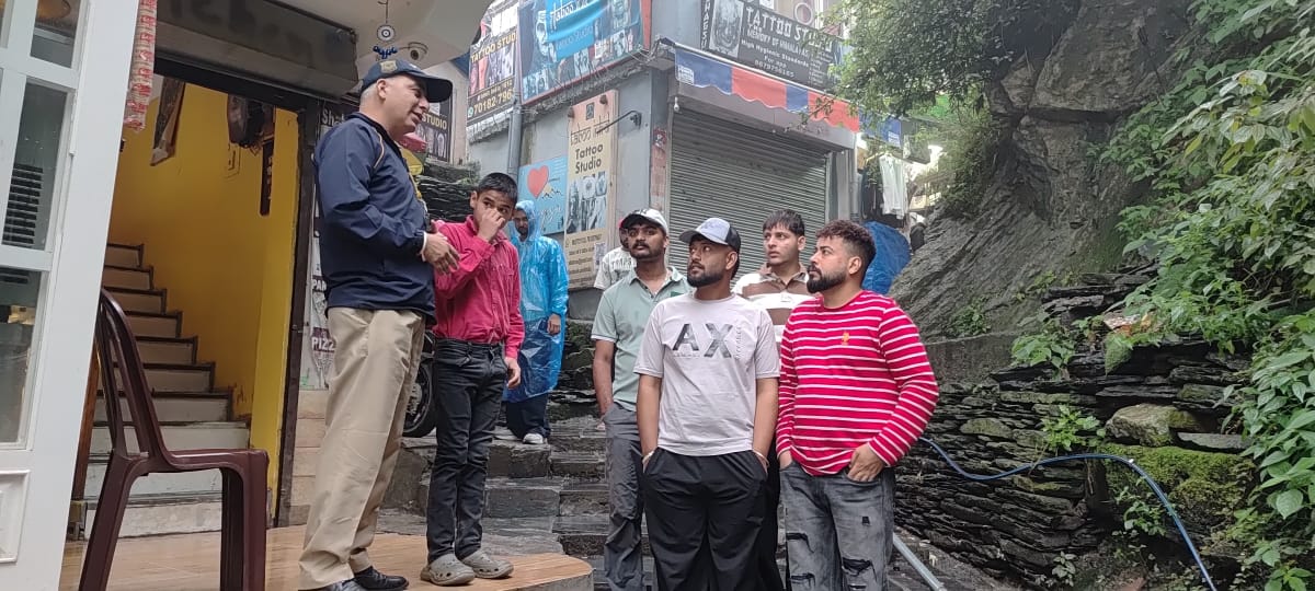 Entry to Bhagsu Nag Waterfall restricted; police and business owners to take charge.