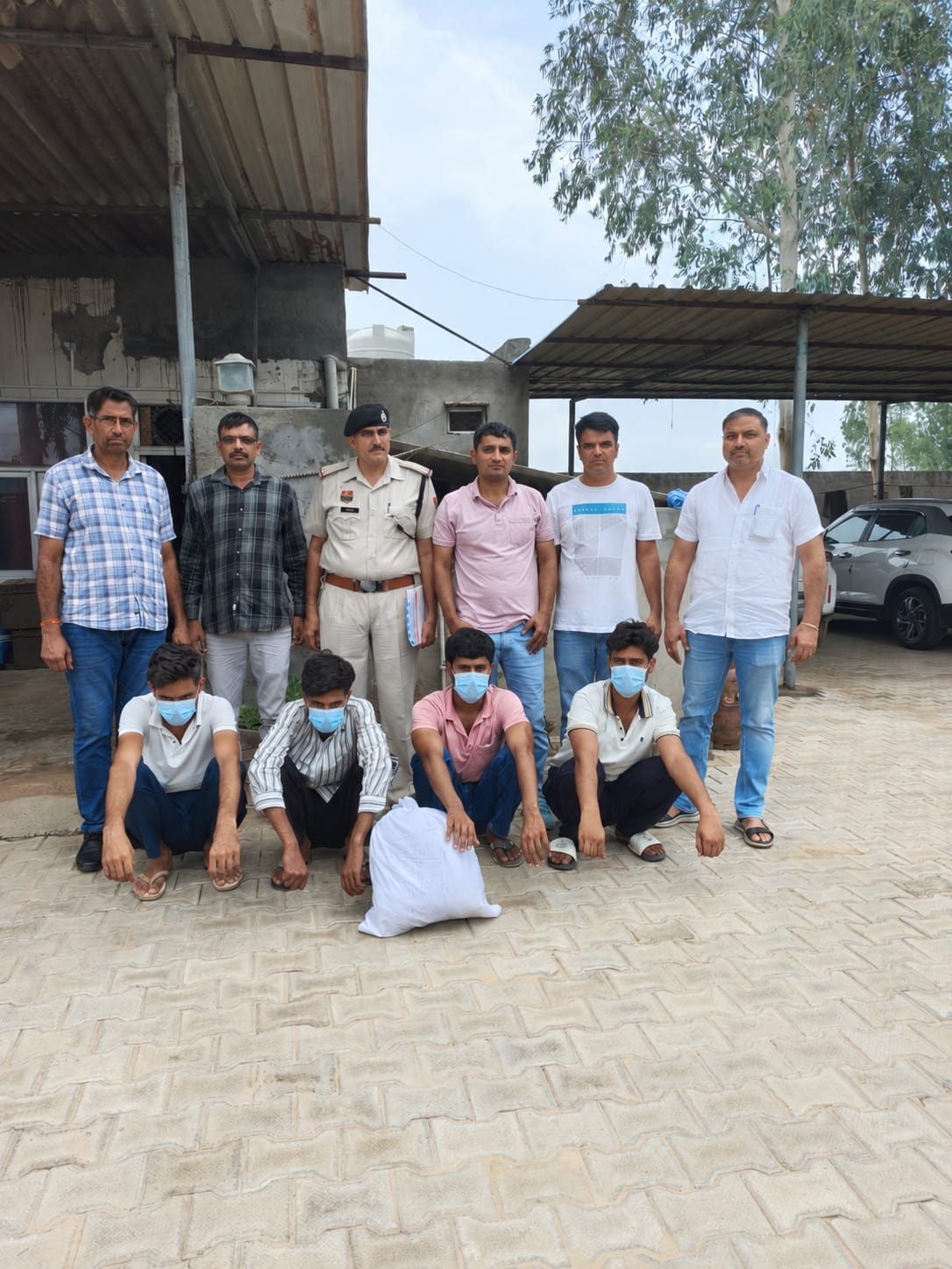 Cannabis was being transported in a Bolero for supply; prime accused remanded to 7 days of police custody