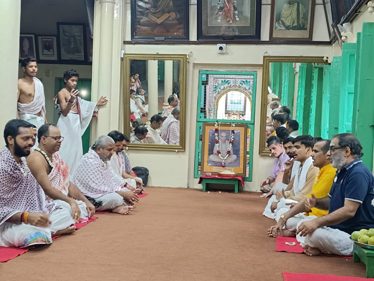 Girdhari Lal Mehta remained dedicated to the preservation of Vedic knowledge