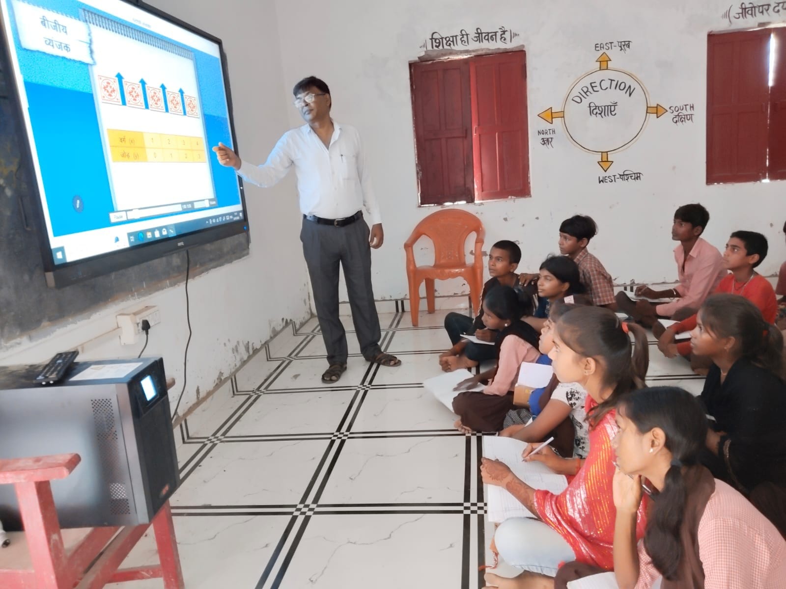 स्मार्ट क्लास के उपयोग में जिला पिछड़ा
