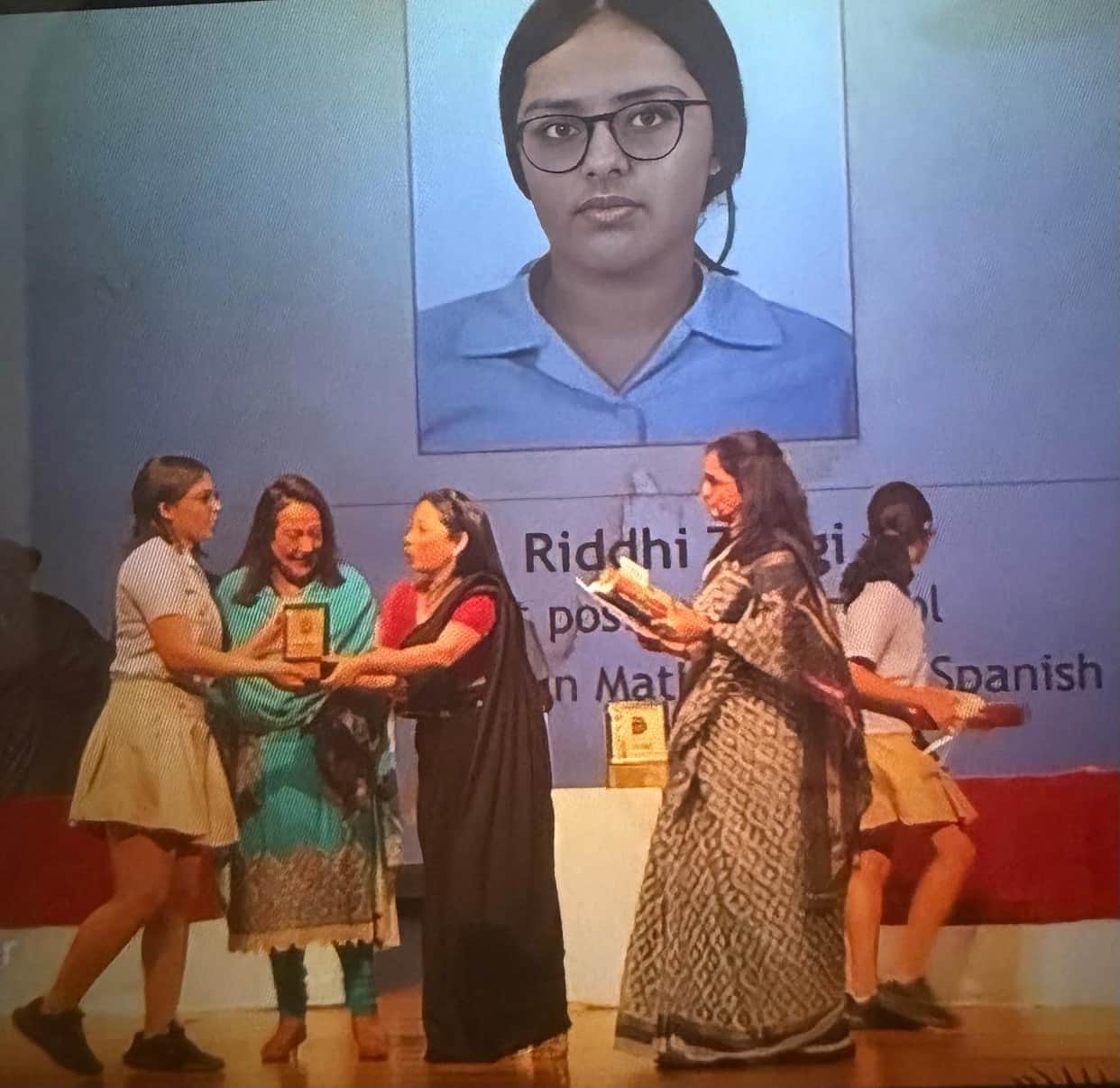 Meritorious female students felicitated
