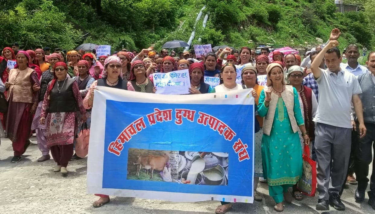 Milk producers unpaid for two months

Protest outside the milk plant in Dattanagar
