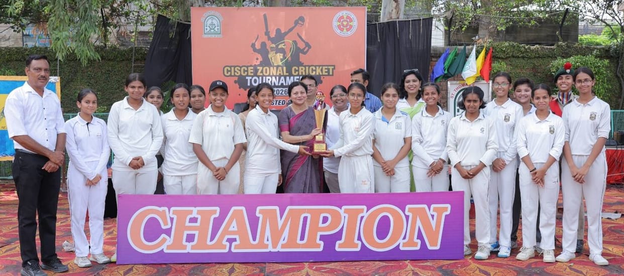 St. Thomas School Champions of Zonal Cricket Tournament