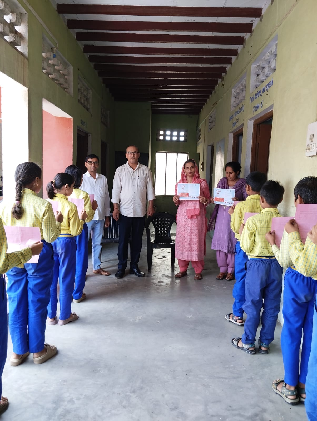 Awareness campaign was conducted in Lajwana Kalan regarding dengue and malaria.