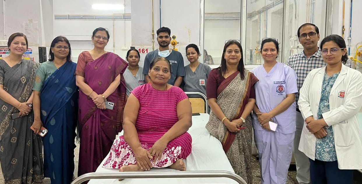 Uterus removed using a robotic method for the first time at Queen Mary's.