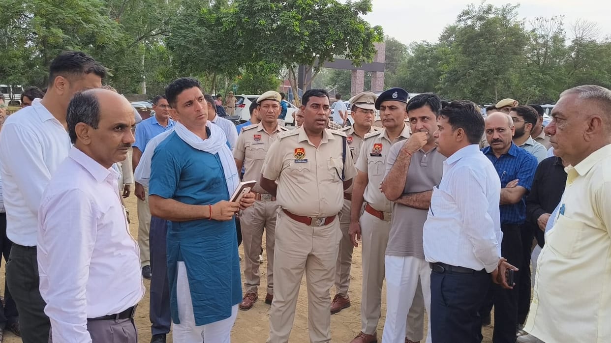 Preparations for the CM's visit to Ujhana are in full swing, with the SP and SDM taking charge.