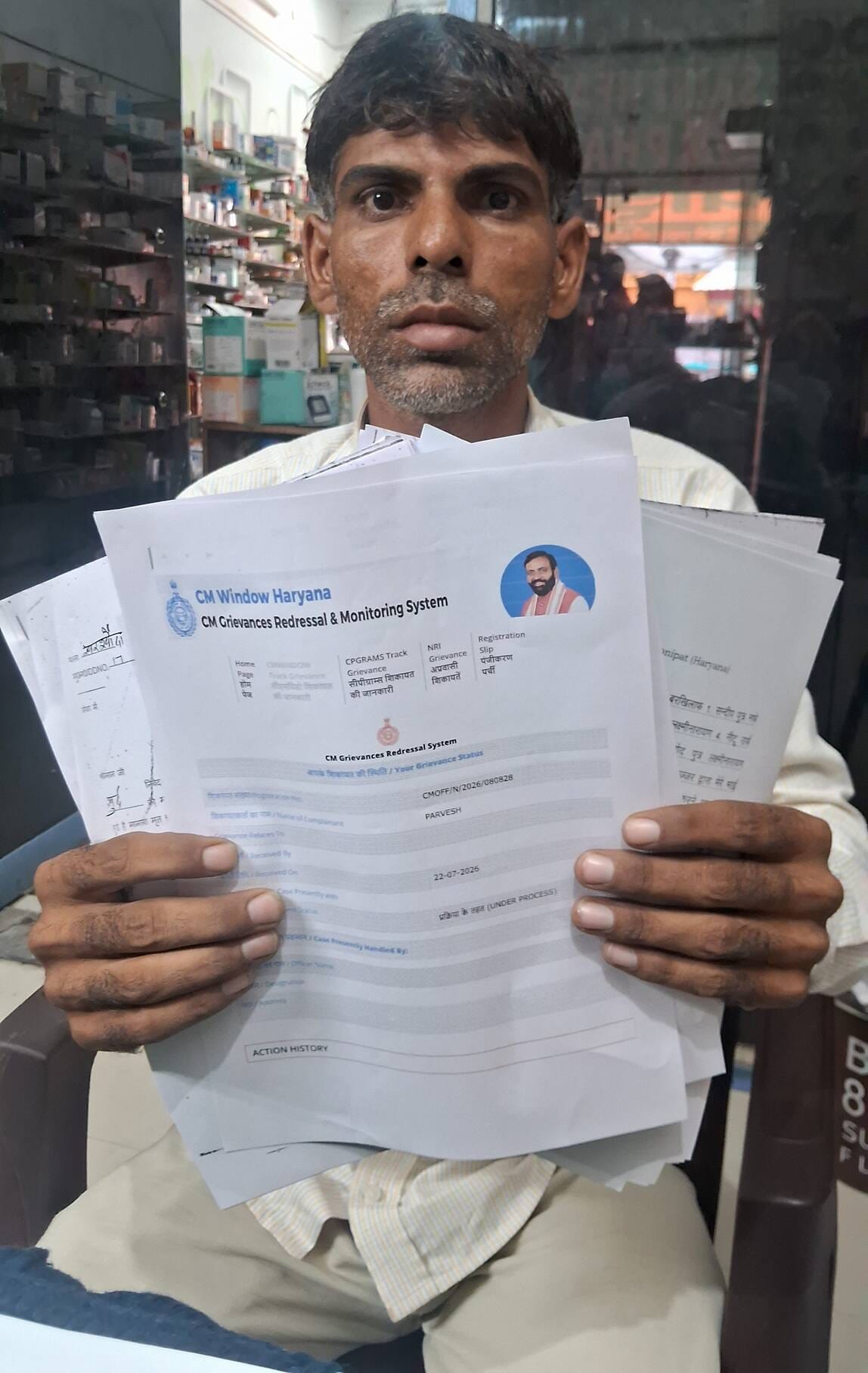 Young man has been making rounds of the police station for a month to get an FIR registered.