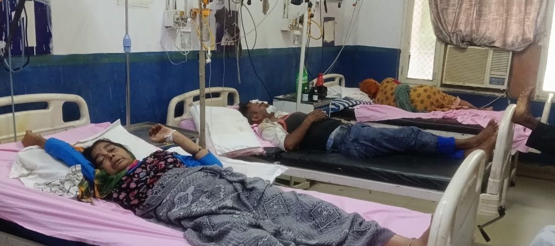 Health deteriorating amidst fluctuating sun and rain; viral infection strikes.
