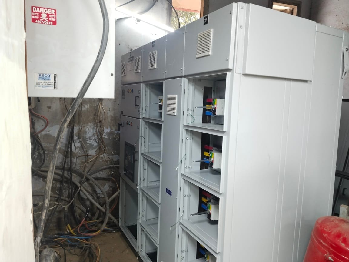 Work on installing a new electrical panel at the hospital has begun; the load was reduced by switching off the air conditioners