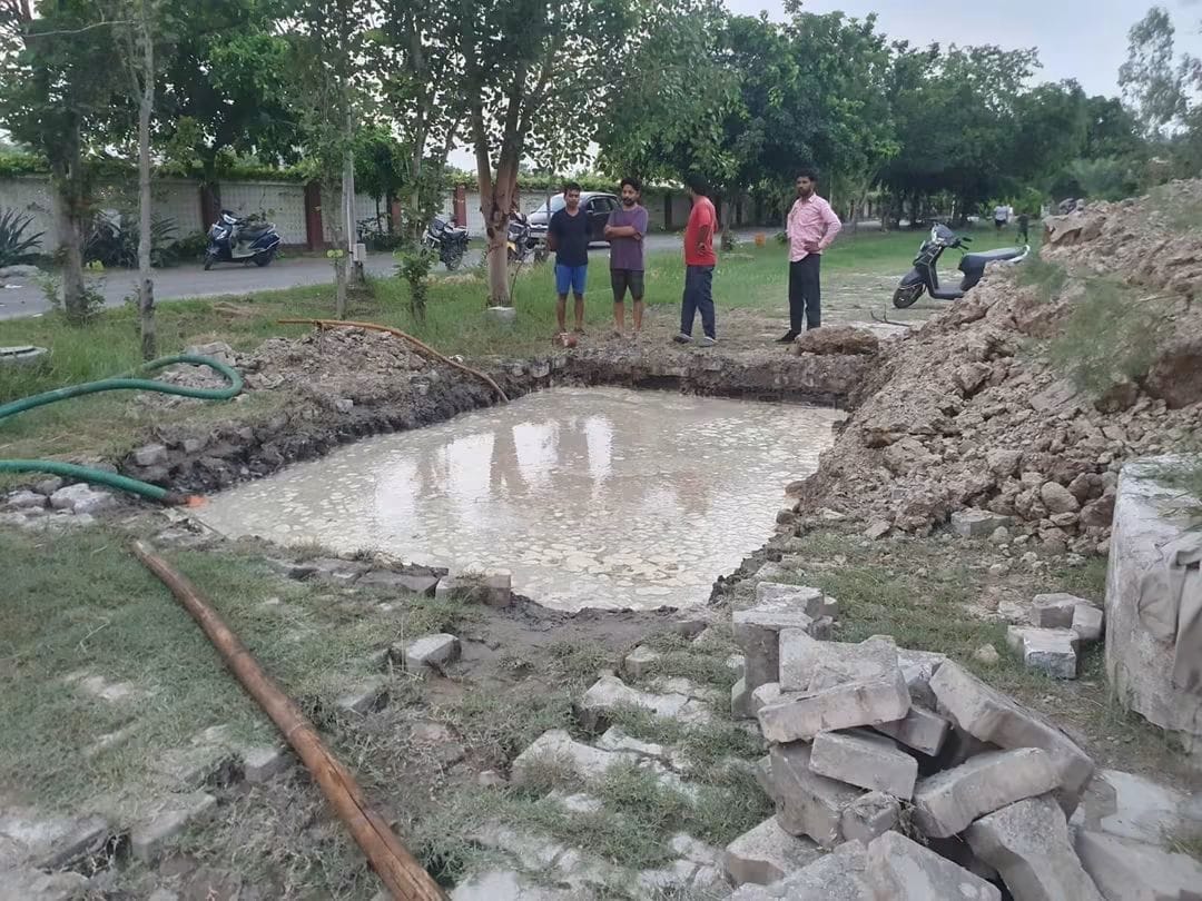 Toddler falls into borehole pit, dies.