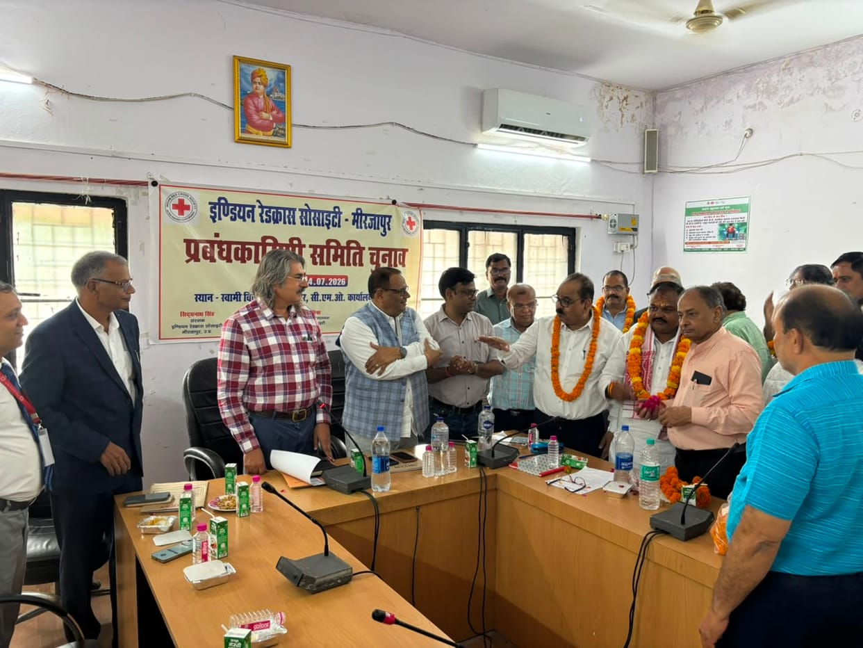 Ashutosh Dubey re-elected as President of the Indian Red Cross Society.