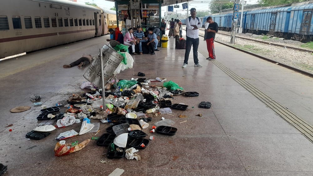 strike by Idgah station sanitation workers continued on eighth day