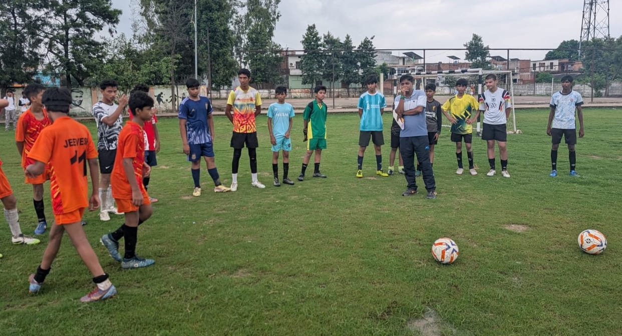 Footballers take the field; a race to make their mark in Mau.