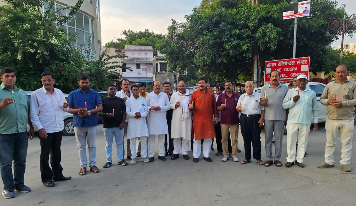 Congress holds candle march against irregularities