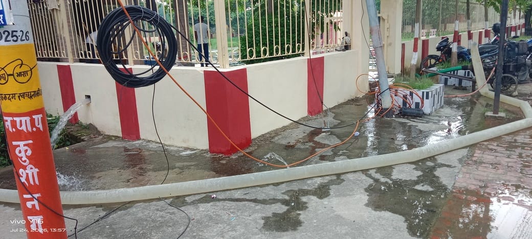 Archeology department activated, water is being removed from submerged heritage sites