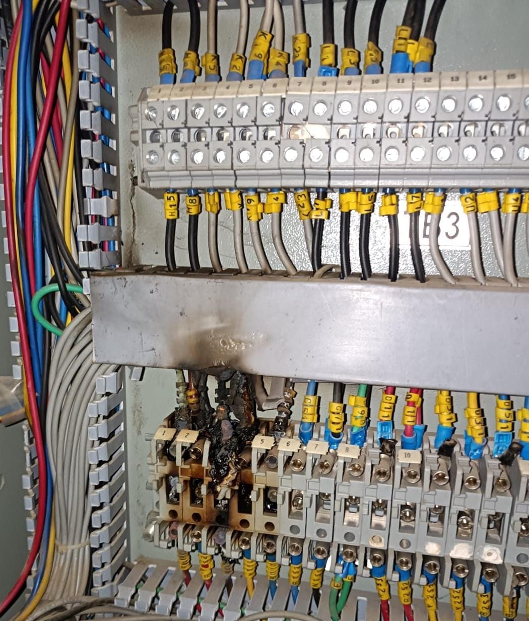 Power supply to 10,000 homes disrupted due to fire in incoming panel.