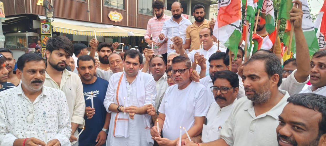Congress holds victory march over Dharmendra Pradhan's resignation, hails it as a win for the youth.