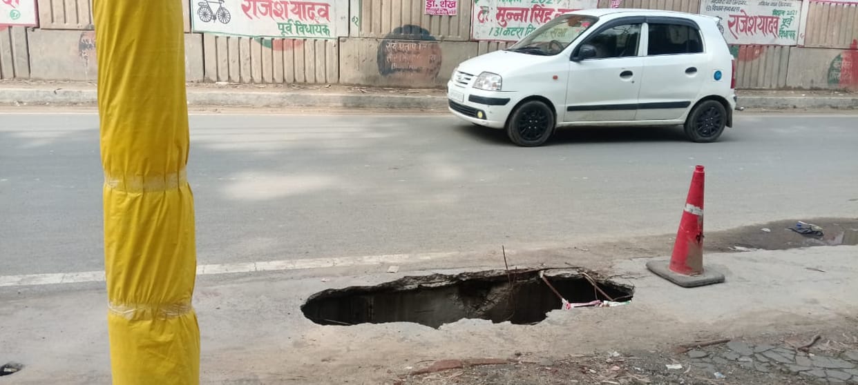 Rain leaves highway roads riddled with even more potholes.