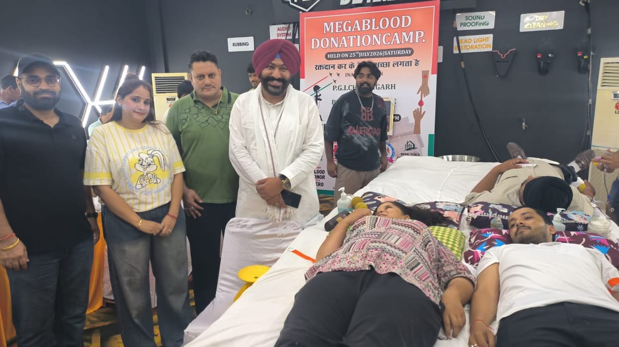 170 people donated blood at the camp.
