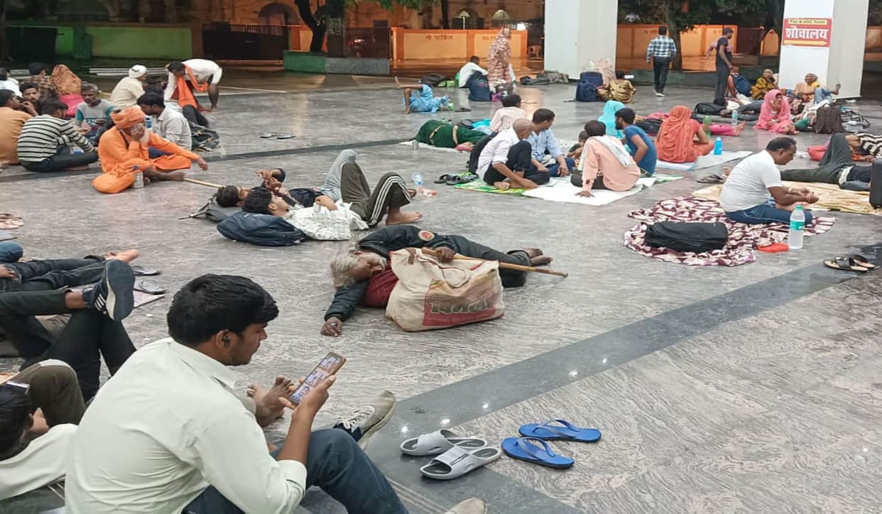 Passenger trains to and from Delhi are being continuously cancelled, causing distress to passengers.