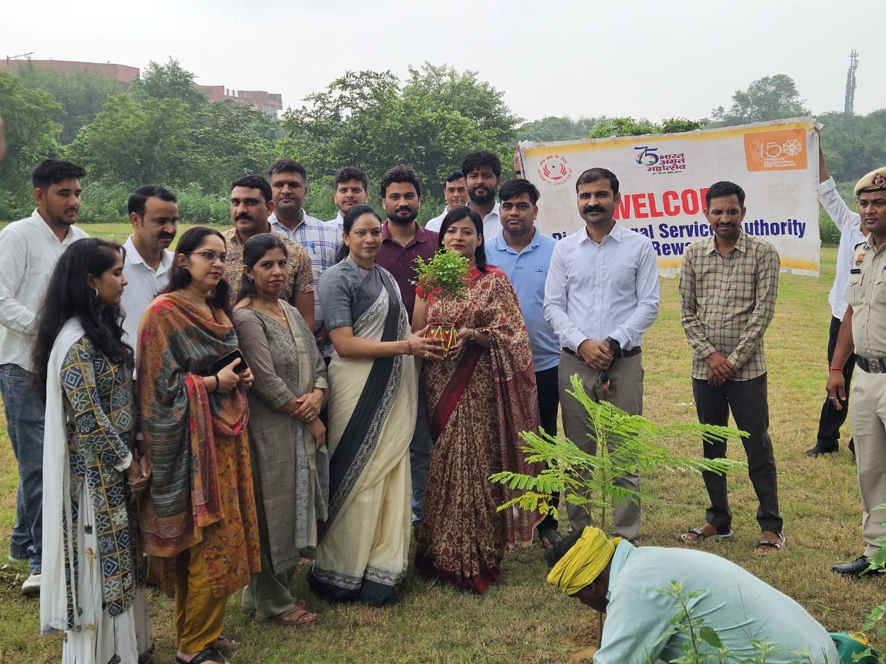 Tree plantation drive held at the IGU campus.