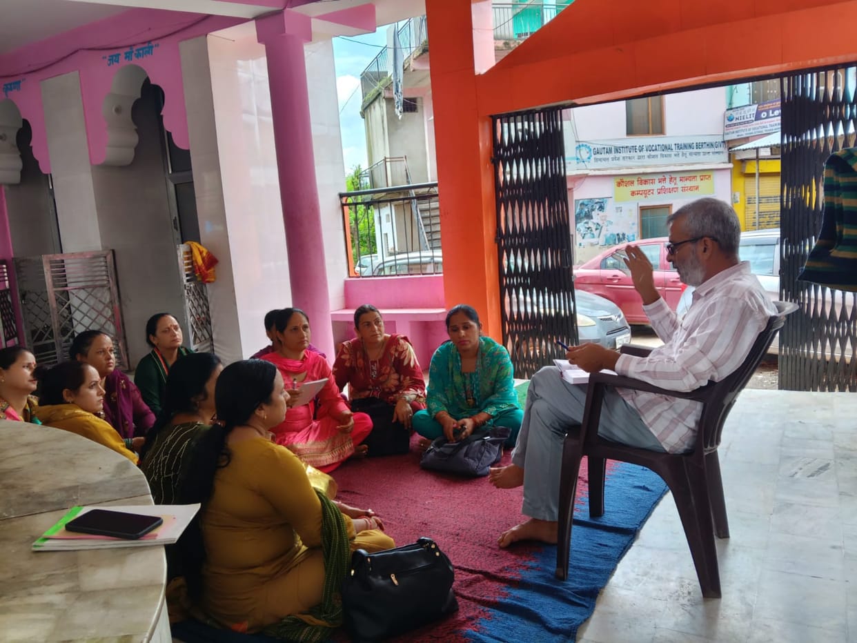 Anganwadi workers demand regular employee status.