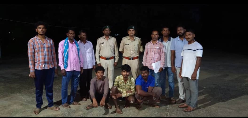 पुलिस के गिरफ्त में आरोपी