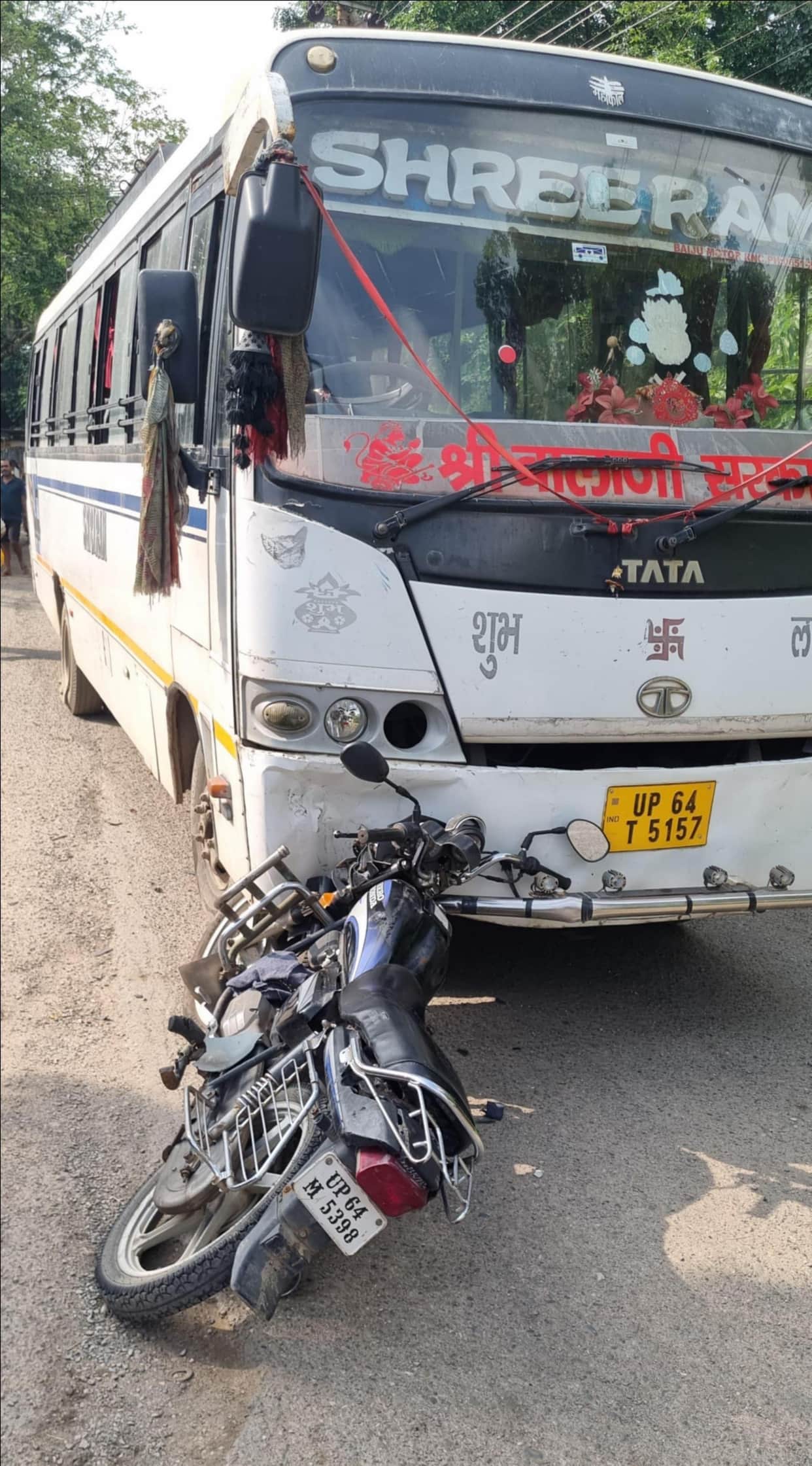 Two youths critically injured in two road accidents.