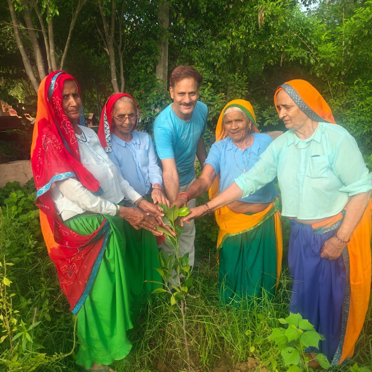 Had the tree plantation done by women.