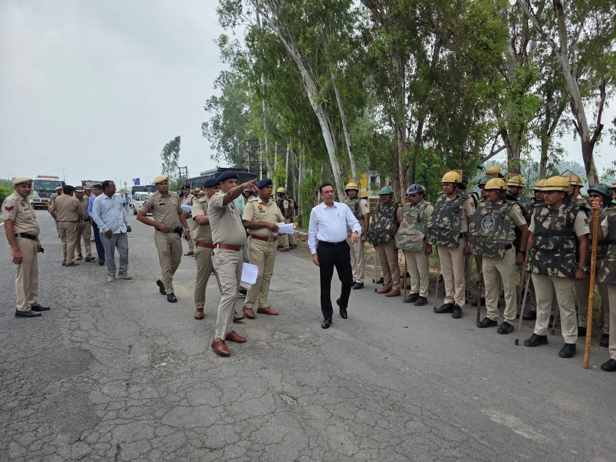 Jind News: आईजी ने दाता सिंह वाला बॉर्डर पर सुरक्षा व्यवस्था परखी