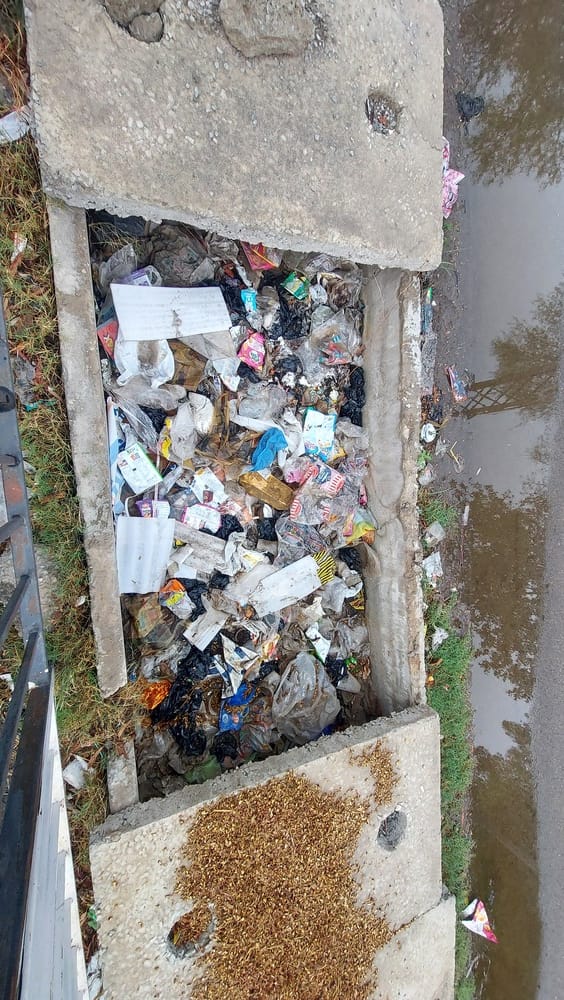 Monsoon begins; cleaning of highway-side drains remains incomplete, raising the risk of waterlogging during rains.