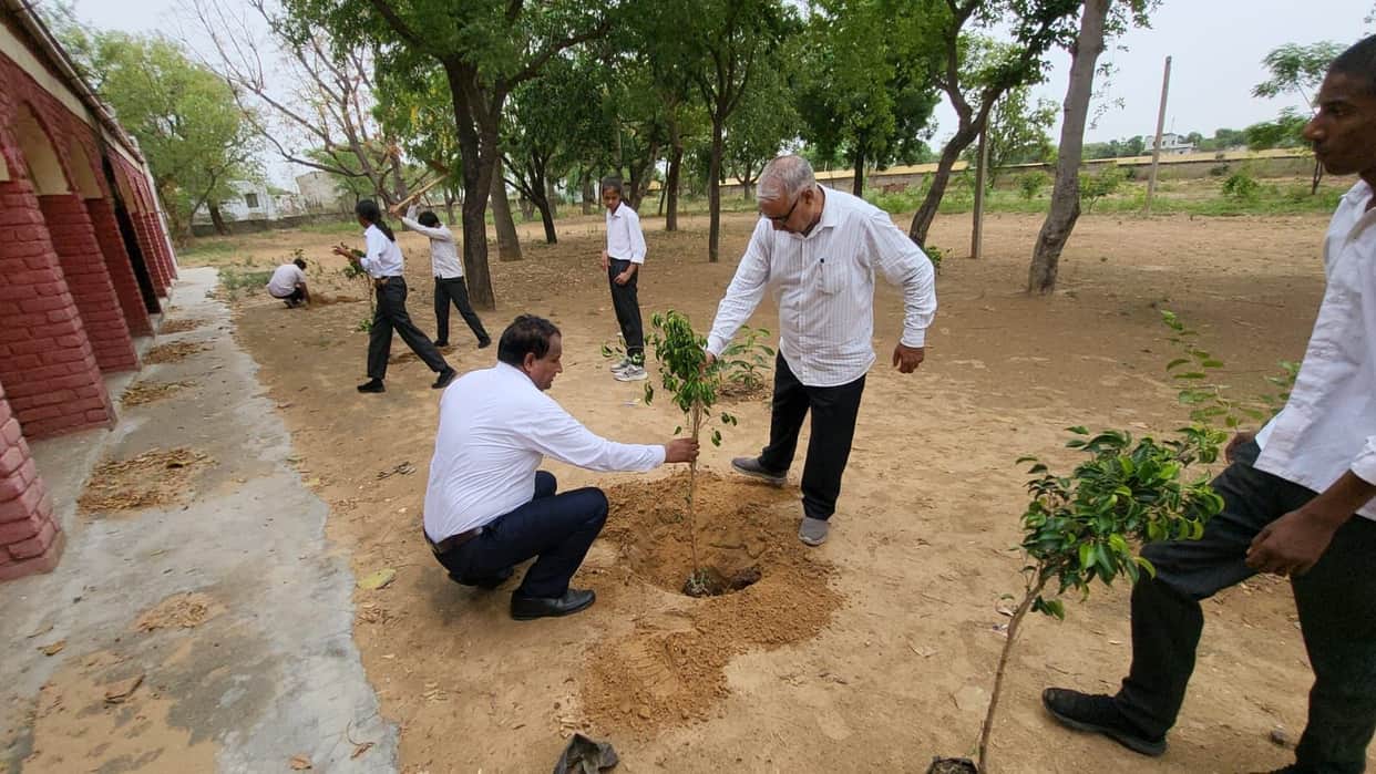 130 saplings planted at Buchauli School