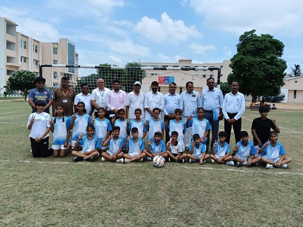 Government School Khudana triumphs in the Under-14 football category.