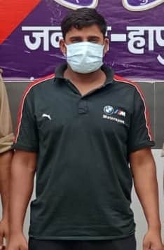 Accused arrested for attacking a young man with an iron rod.