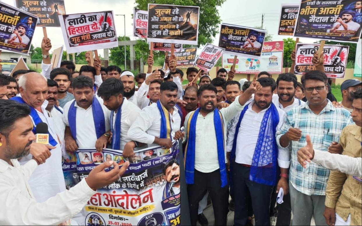 ASP workers staged a protest.