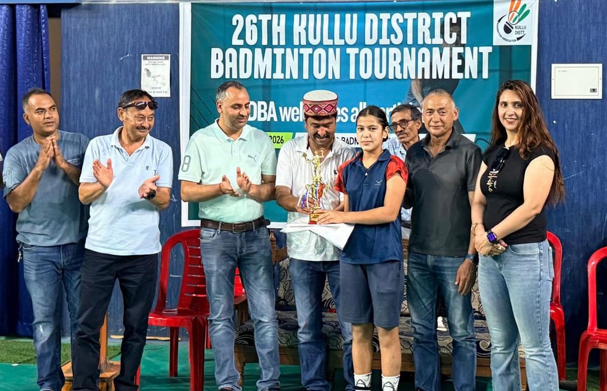 The pair of Devansh and Shubh emerged as winners in badminton.