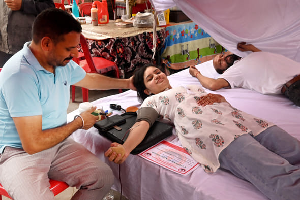 68 units of blood donated; 52 registered for stem cell donation.