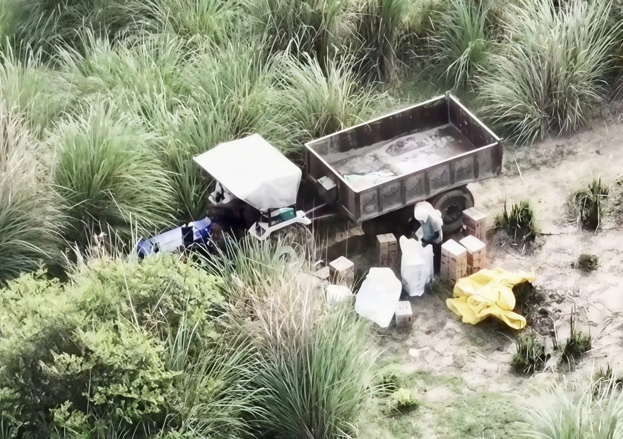 Drone camera captures liquor smuggling through Ganga river