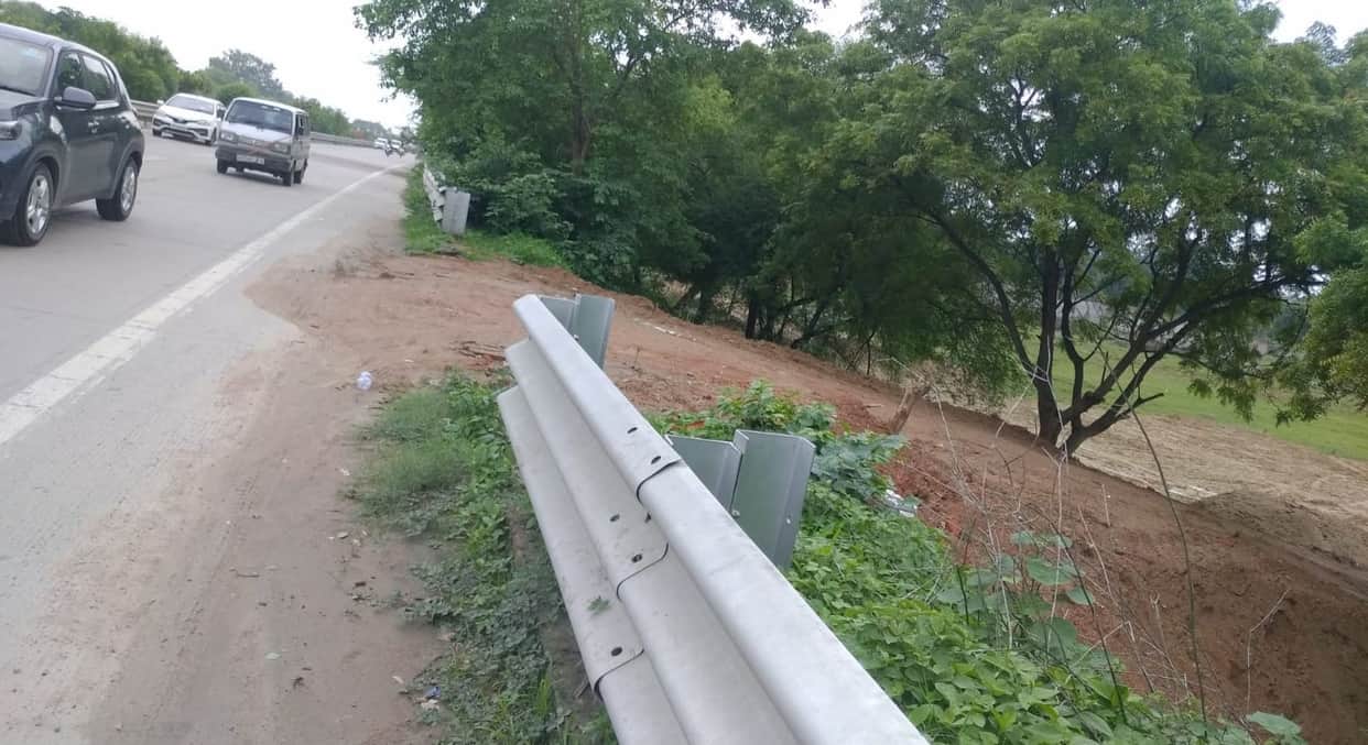 It is not just about land plotting; illegal cuts made on the highway are destroying the greenery.