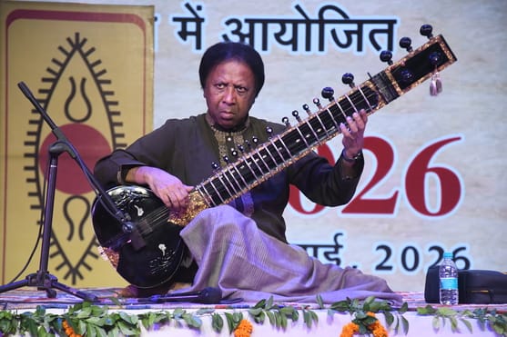A musical commencement with Ustad Shahid Parvez's sitar