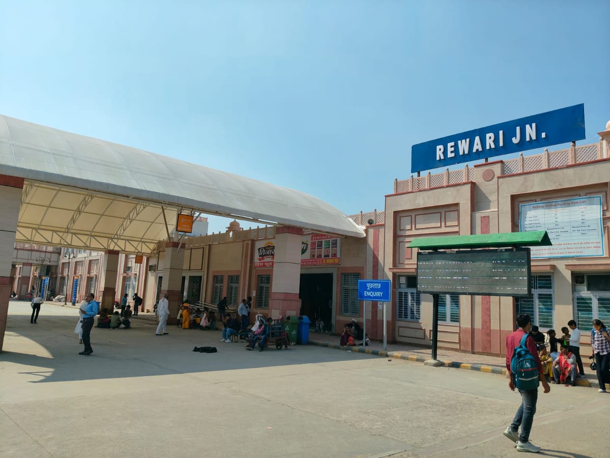 Five automatic ticket vending machines installed at the railway station.