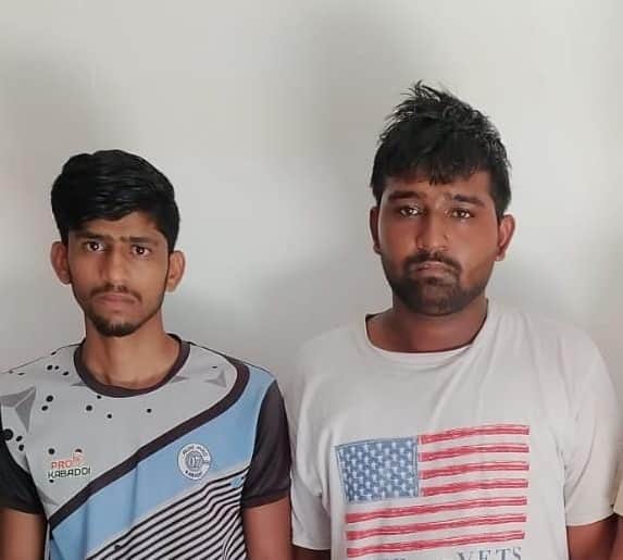 Two accused arrested for providing bank accounts to cyber fraudsters.